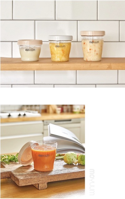 CỐC TRỮ ĐỒ ĂN, SỮA MOYUUM 130ml/180ml/240ml