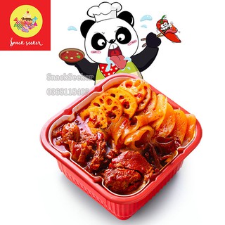 Lẩu tự sôi kiểu quân đội Hàn Quốc hộp phù hợp cho1-2 người ăn ✔ #SNACKSEEKER