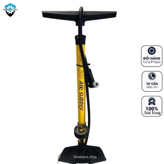Bơm xe đạp giyo GF-55 áp suất 160 psi  đầu bơm tự động tiện lợi