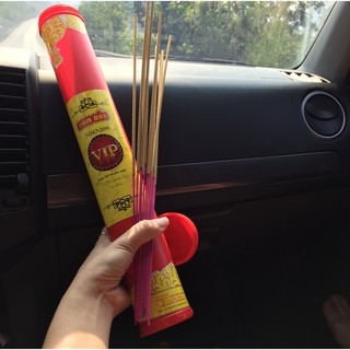 Nhang ống TAM BẢO Nhãn Hương VIP 1 ống 100 nén Mùi Trầm bắc, cuộn tàn Ống bằng nhựa nắp vặn bảo quản tốt