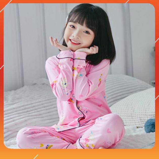 [ Rẻ Vô Địch] Bộ Pijama trẻ em Chất Liệu Lụa MoChi [Hà Nội] [Free Ship99K]
