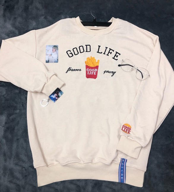 Sweater Good Life Forever Young V Taehyung BTS - Áo mùa đông nỉ CT01-141020