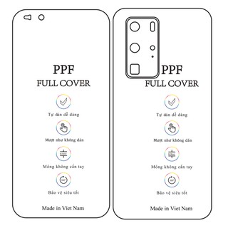Dán dẻo ppf p40 pro - tặng cường lực camera