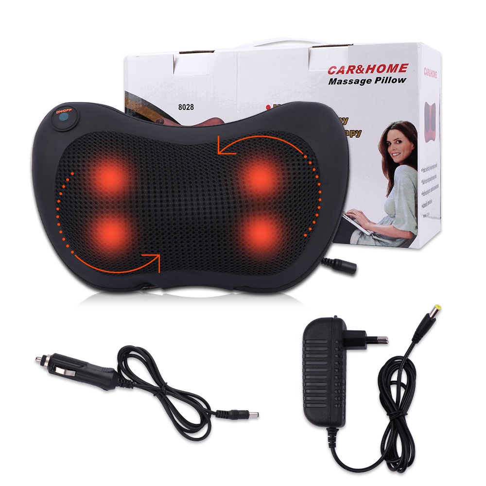 Gối mát xa điện Salorie 4 đầu đa năng tiện dụng