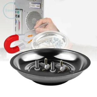 Khay đựng ốc vít linh kiện dụng cụ sửa chữa có nam châm chất liệu thép không gỉ dùng trong nhà xưởng