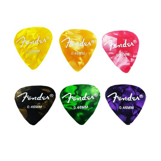 Fender Guitar Pick Các Loại Màu 1 Chiếc.
