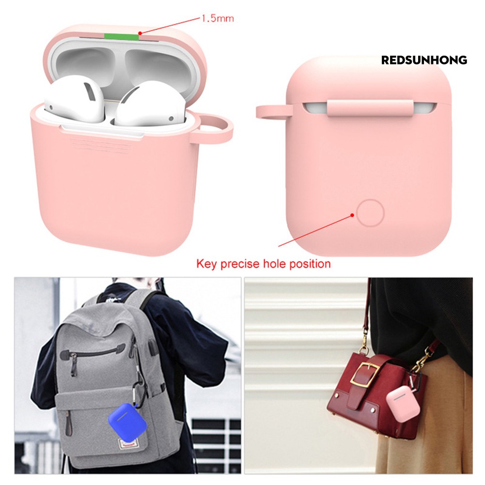 Vỏ đựng bảo vệ hộp sạc tai nghe Airpods 1 / 2 chống trầy