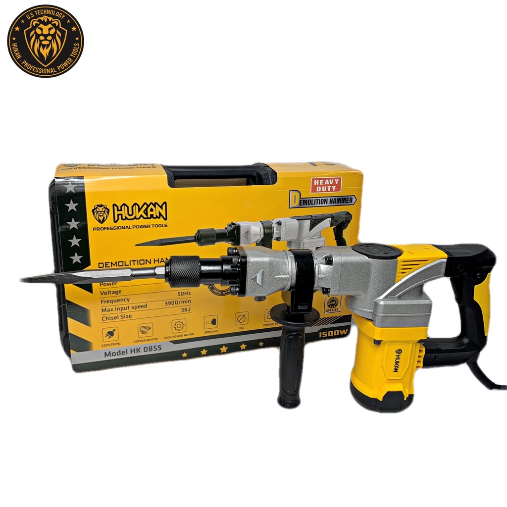 Máy Đục Bê Tông HUKAN HK-0855 17MM Công Xuất 1500W