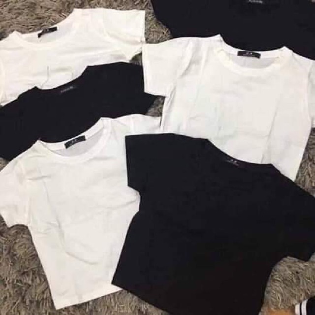 Croptop cổ tròn