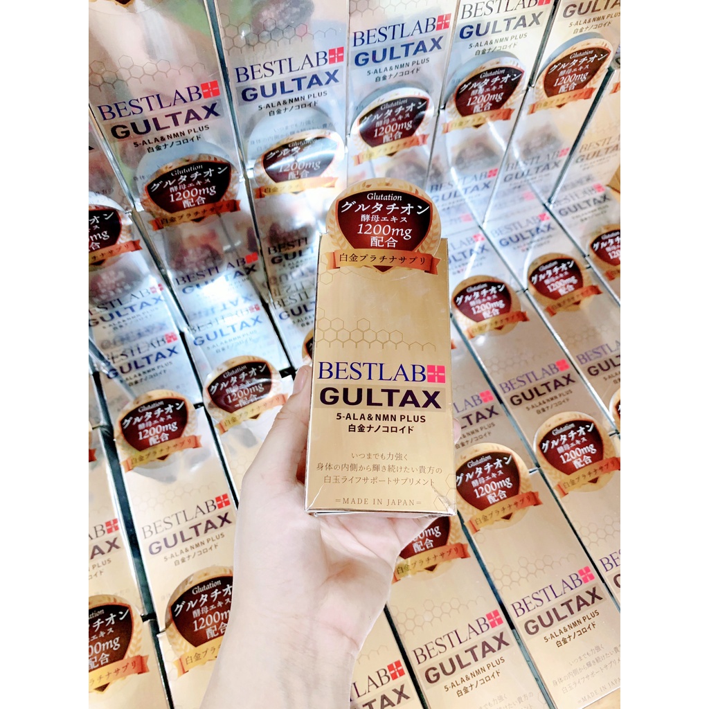 Viên Uống Trắng Da GULTAX Với Glutathione 1200mg Hạn Chế Lão Hoá Da, Nếp Nhăn, Tăng Nội Tiết Tố Nữ