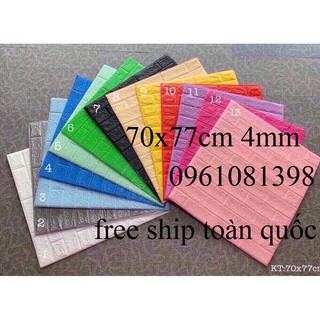 MIẾNG XỐP DÁN TƯỜNG GIẢ GẠCH 70 * 77cm GIÁ RẺ