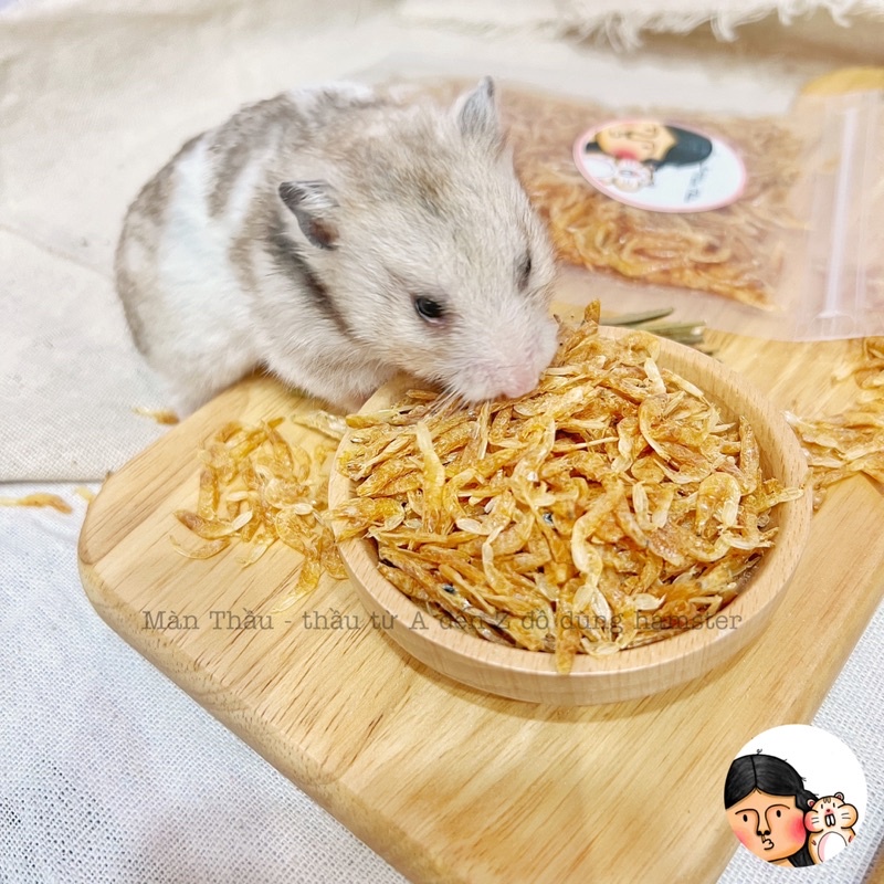 Tép sấy nguyên chất dành cho Hamster