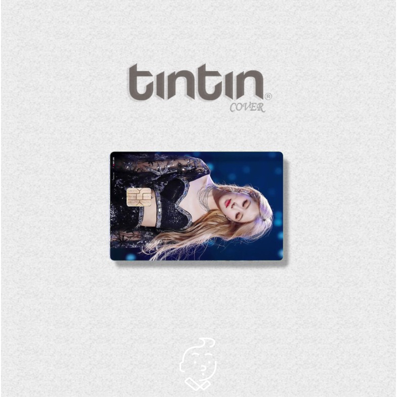 Rose' Blackpink (Miếng Dán Sticker/ Dán Bảo Vệ Cho Thẻ ATM, Thẻ Từ, Thẻ Ghi nợ/ Tín dụng) | Dán Thẻ ATM TinTin Cover