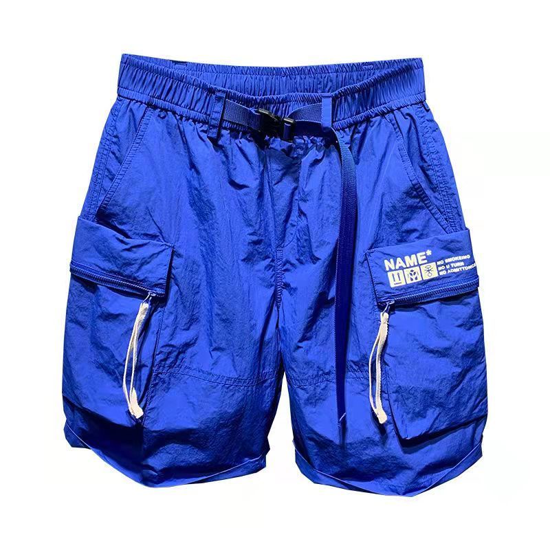 Quần Short Thể Thao Bằng cotton Dáng Rộng Cột Dây Thời Trang Mùa Hè Cho Nam S 2022