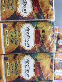  khăn giấy bỏ túi Vinatissue (10 tờ, 3 lớp)