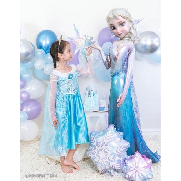 Bóng hình elsa, frozen balloons air walker xuất khẩu 144cm