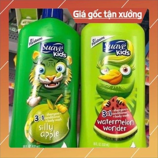 Cx Sữa tắm gội cho bé Suave kid 532ml