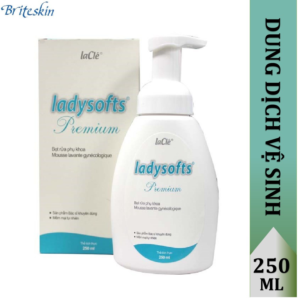 Dung Dịch Vệ Sinh Phụ Nữ Ladysoft Premium Tạo Bọt -100ml và  250ml