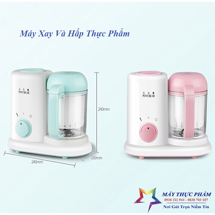 Máy xay hấp Bear chế biến đồ ăn dặm cho bé