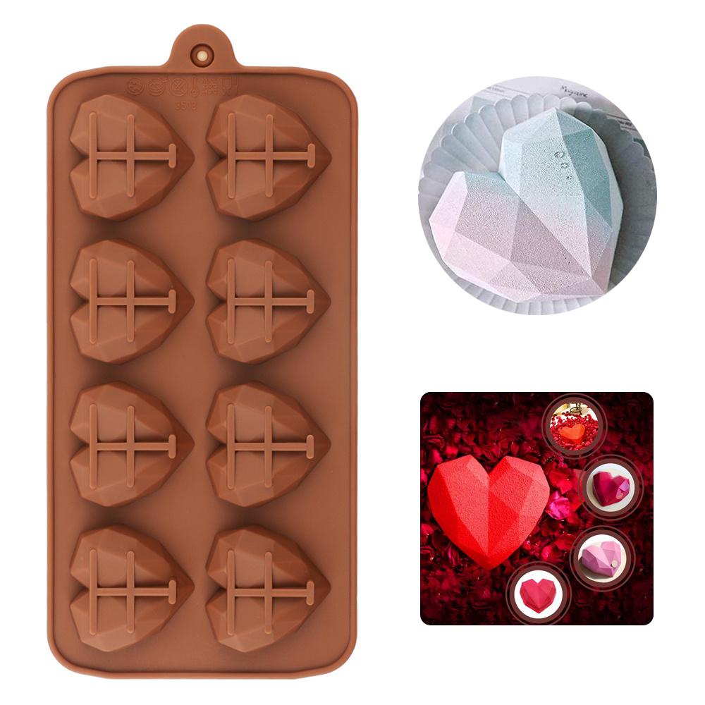 LAKAMIER Khuôn Làm Bánh Hình Trái Tim 3D