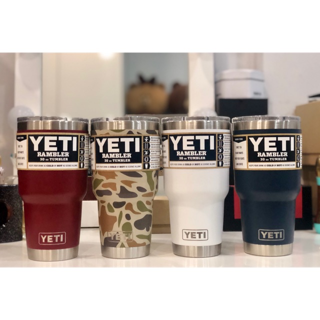 Ly Giữ Nhi ệt Cao Cấp Inox YETI 30 Oz - 900ml (Hàng Chính Hãng YETI)