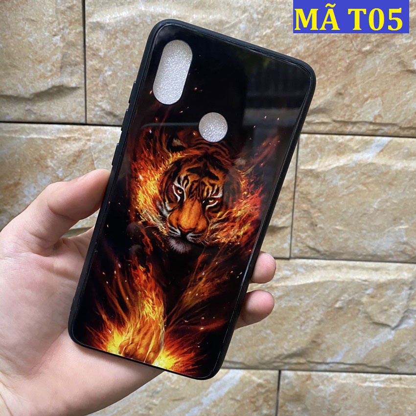 [Freeship] Ốp lưng Huawei nova 3i, Y9 2019 in hoa mặt kính chống trầy xước, case op dien thoai