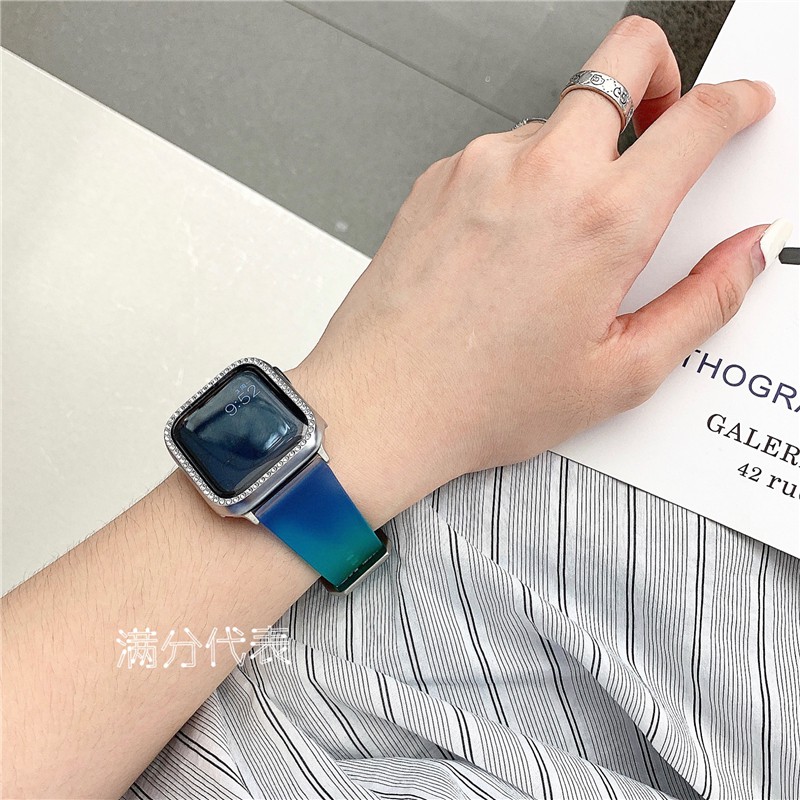 IPHONE Dây Đeo Thay Thế Cho Đồng Hồ Thông Minh Apple Watch Series 6 5 3 4 2 Se 38mm 40mm 42mm 44mm