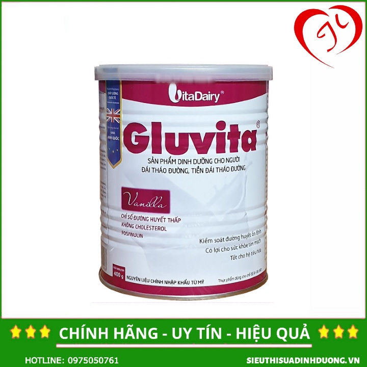 Sữa Gluvita 400g (dinh dưỡng cho người bệnh)