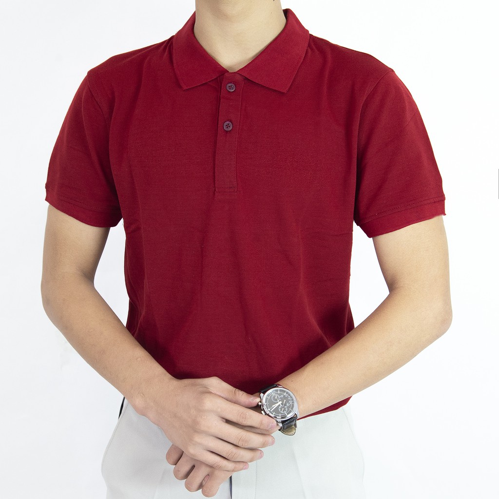  Áo Thun Phông Nam Trơn Tay Ngắn có cổ bẻ đẹp Polo Nam cao cấp chất cotton FAVITI AT01 | BigBuy360 - bigbuy360.vn