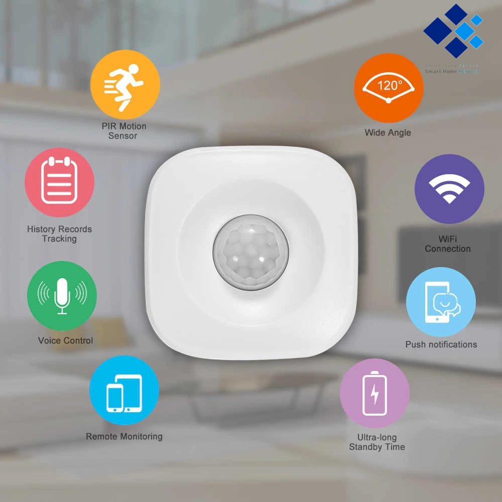 Cảm biến chuyển động Tuya Zigbee loại vuông, cập nhật tốc độ nhanh