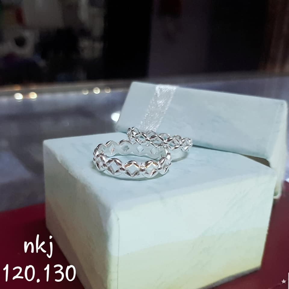 NHẪN BẠC KIỂU DÁNG BASIC