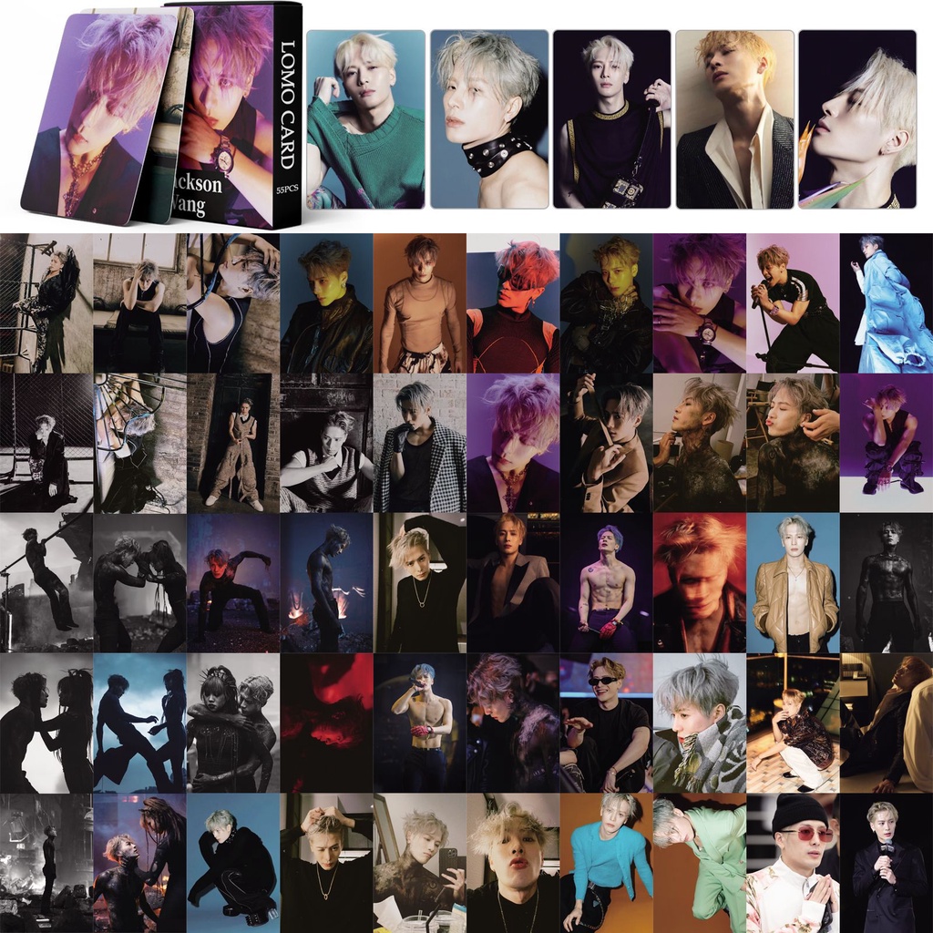 Set 55 Tấm Ảnh Lomo Card Cruel Jackson Wang GOT7 Thời Trang Hàn Quốc