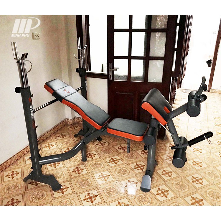 [HOT] Ghế tập tạ đa năng GM-4380 ⚡Dụng cụ tập GYM cho gia đình giá tốt - Thép dày 2,5 ly siêu khỏe + Đệm mút siêu êm