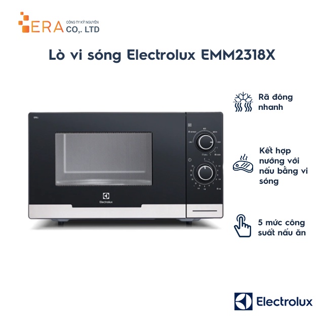 [Mã ELHADEV giảm 4% đơn 300K] FREESHIP ĐƠN 99K_Lò vi sóng Electrolux EMM2318X