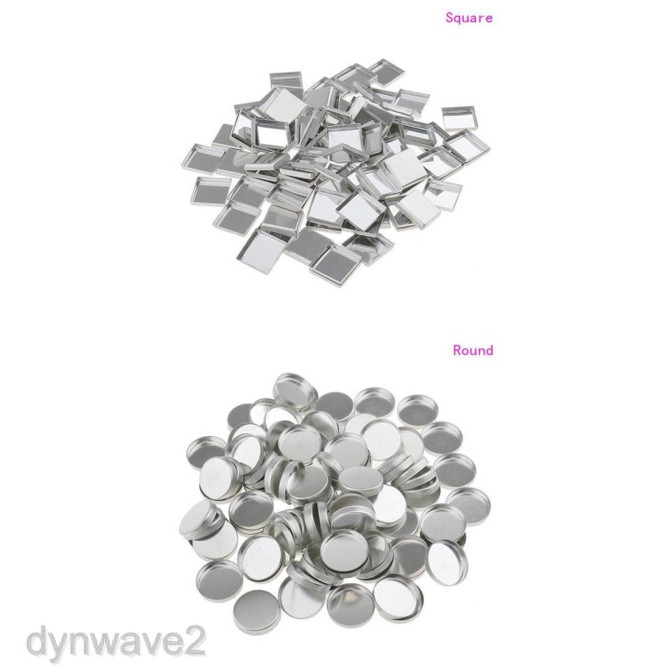 Set 2 / 100 Hộp Rỗng Từ Tính Đựng Phấn Mắt / Phấn Má Hồng Đa Năng