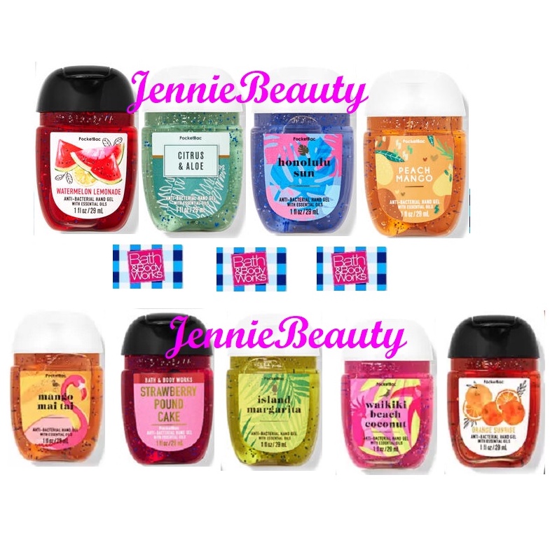 Gel rửa tay khô diệt khuẩn Bath Body Works Pocket Anti-Bacterial Hand Gel 29ml Hàng Mỹ