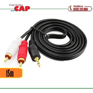 Dây Loa 1 Ra 2 Đầu Hoa Sen Dài 15M