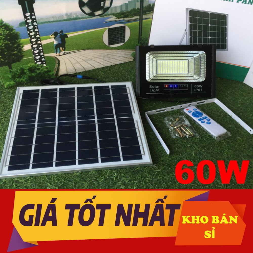 Đèn năng lượng mặt trời 300w, 200w, 100w,60w,40w vỏ nhôm chống nước, bảo hành 24 tháng