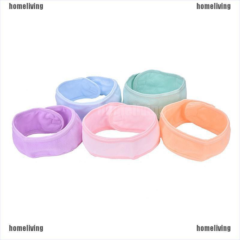 Băng Đô Mềm Mại Co Giãn Thấm Hút Mồ Hôi Tiện Dụng Rửa Mặt / Trang Điểm SPA Cho Nữ