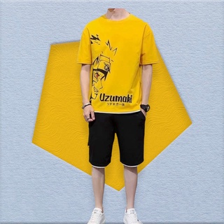 Bộ Đồ Thể Thao Nam Tập Gym 🚚 FREESHIP 🚚 Set bộ thể thao nam in Hoạt hình UZUMAKI  siêu đẹp