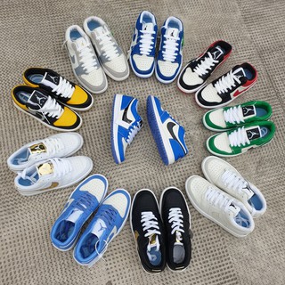 Giày Jordan thấp cổ, Giày Air Jordan đủ màu quốc dân nam nữ thấp cổ
