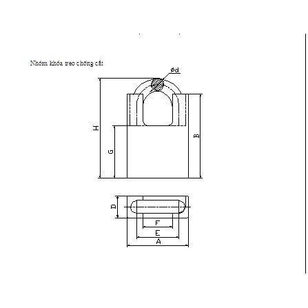 Ổ khóa Việt Tiệp 4P 5P 6P chống cắt