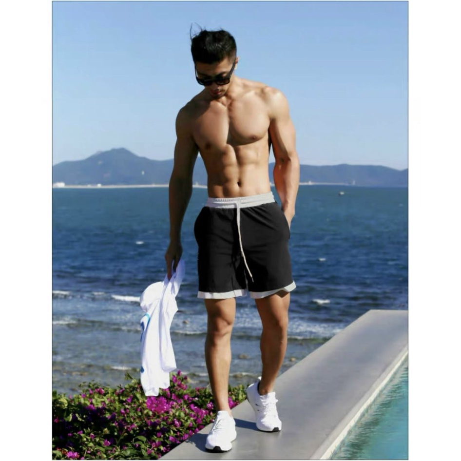 Quần Short thun SIXPACK CVC - Giá sỉ Unisex