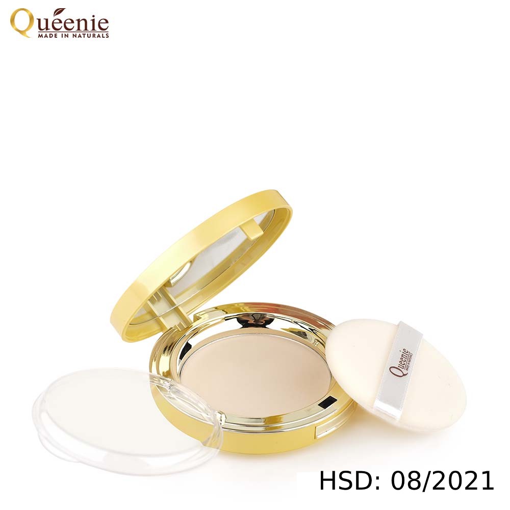 Phấn trang điểm trắng da Queenie chống nắng, kiềm dầu 20g