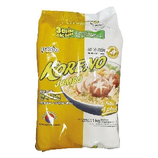 E - Mì Koreno Jumbo Vị Nấm 10 Gói*100G