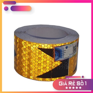 Băng dính phản quang, băng keo phản quang 5cm dài 10m