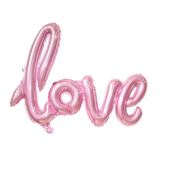 Bóng Nhôm Chữ Love Trang Trí Sinh Nhật, Phòng Cưới Đẹp