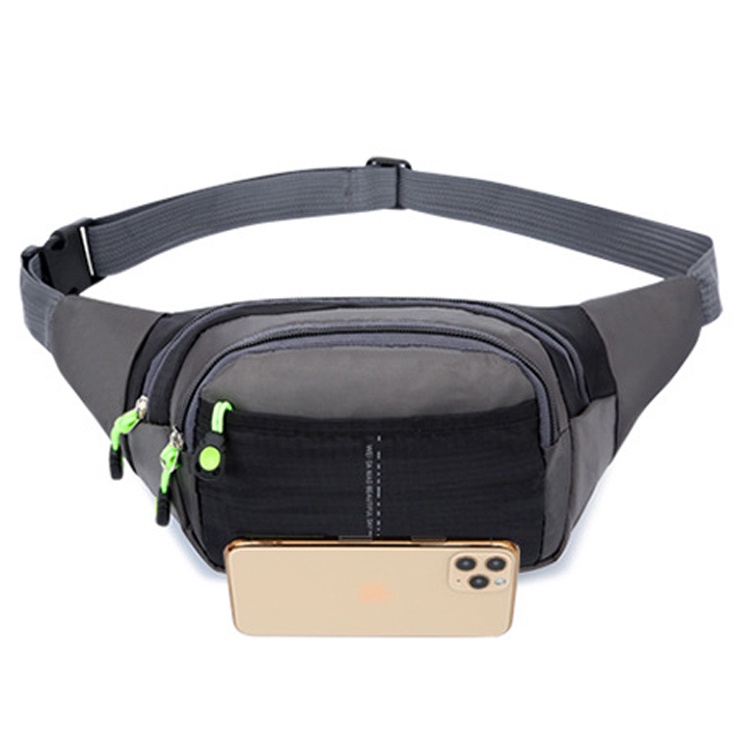 Túi Đeo Bụng Unisex ,đeo chéo Vải Dù Chống Mưa Có Nhiều Ngăn Đựng Đồ Tiện Dụng thể thao