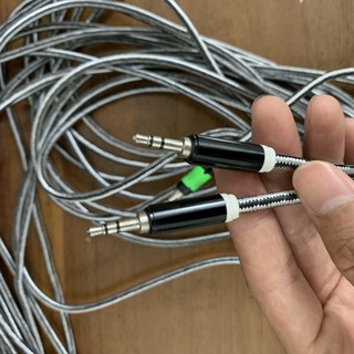 Cáp âm thanh 2 đầu 3.5 bọc dù