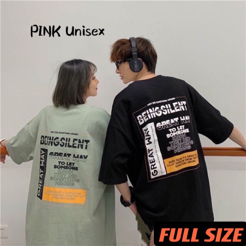 Áo thun phông Full size PINK tay lỡ form rộng SOMEONE Unisex | BigBuy360 - bigbuy360.vn